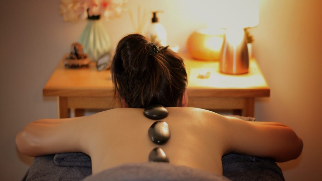 Hot stone massage